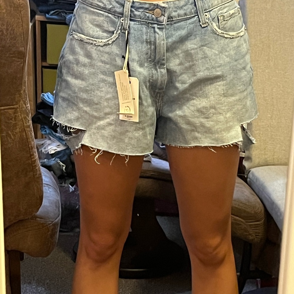 Forever 21 Light Blue Jean Shorts